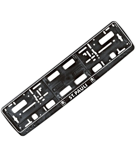 FC St. Pauli - Nummernschildhalter Totenkopf